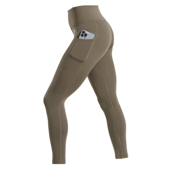 Gymshark Pocket Leggings - Camo Brown (L) - Picture 2 of 4